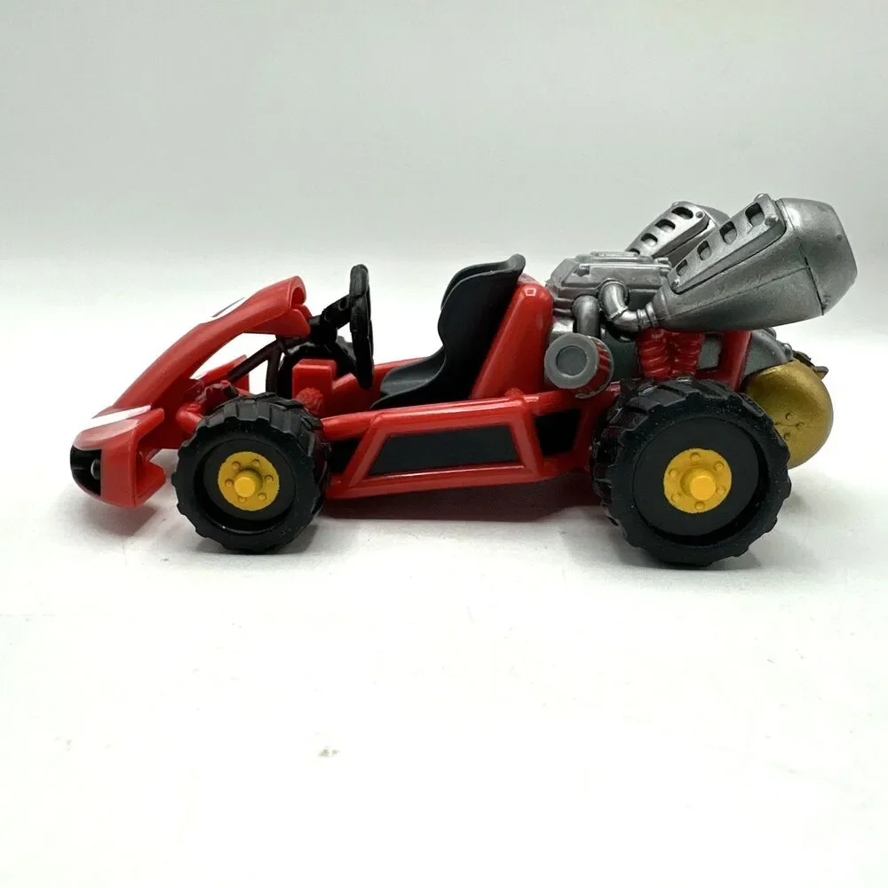 Nintendo Super Mario Bros Pull Back Toy Racer Kart Jakks Red/Black